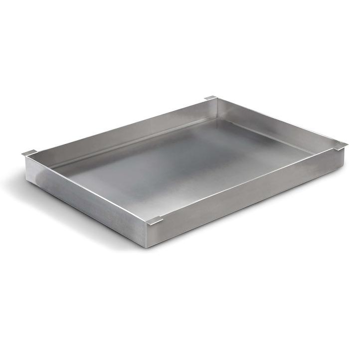Enders EDELSTAHL-GRILLPFANNE, for Enders gas grills BROOKLYN Next 3 and SAN DIEGO NEXT 3 + 4, plancha, grill pan, gas grill BBQ, grill accessory, silver, stainless steel #7888