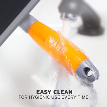 Видалення ворсу Wahl - професійна щітка для грумінгу собак та котів з гелевою ручкою, оранжевого кольору