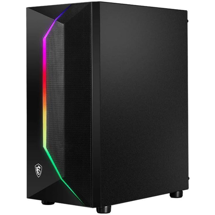 Корпус ПК MSI MPG 100R Mid-Tower для E-ATX з темперованим склом, Airflow, Mystic Light, підтримка 2x 360mm кулерів