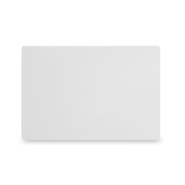 HENDI Cutting Boards, HACCP compliant, double-sided, for cheese and bread, 450x300x(H)12.7mm, HDPE 500 plastic, white