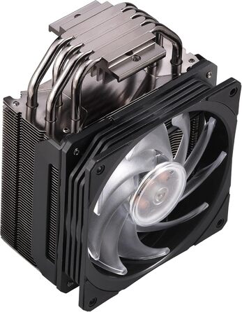 Кулер CPU Cooler Master Hyper 212 RGB Black Edition з підтримкою LGA1700, 4 теплові трубки, SF120R RGB вентилятор, чорний