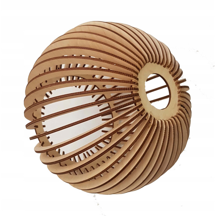 Підвісна LED-лампа ONE Loft: дерево, 3 точки освітлення, цоколь E27