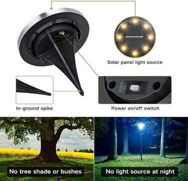 Joomer Solar Ground Lights - Set of 12