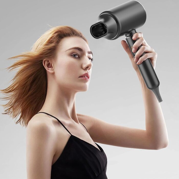 Набір для укладки волосся 5 в 1 Airstyler & Föhn: фен, щітка, плойка, брашинг, стайлер, чорний