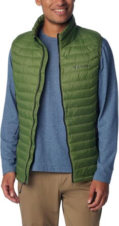 Жилет Columbia Powder Pass Hybrid Puffer Vest для чоловіків, теплий, чорний (1 шт.)
