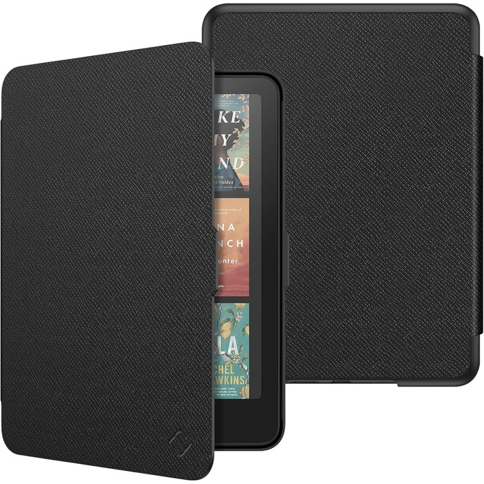 Чохол Fintie для Kindle Paperwhite 12-го покоління (2024/2025) - захисний кейс з авто-ввімкненням/вимкненням, чорний