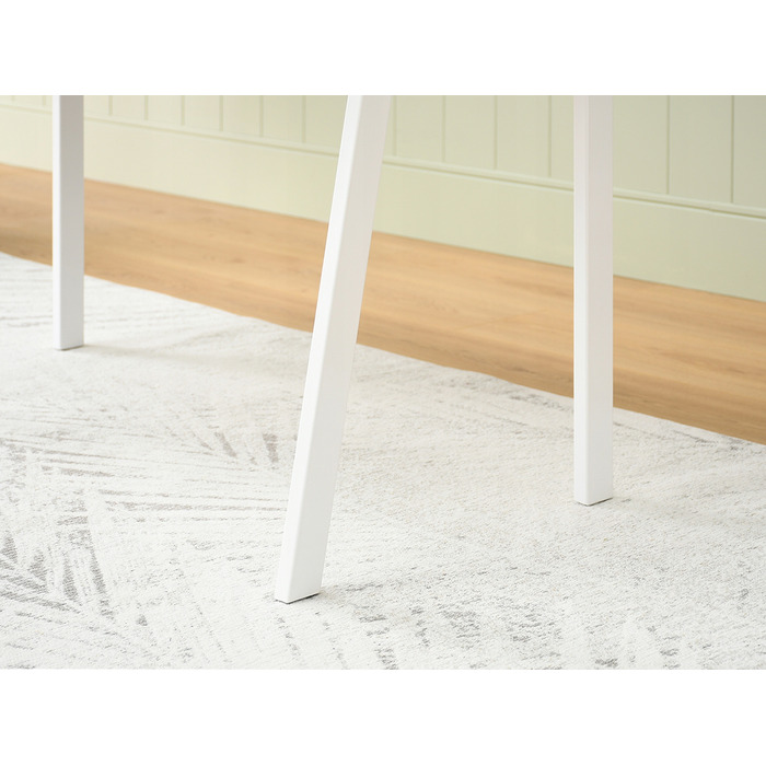 Прямокутний письмовий стіл Mebel-Partner 100 x 45 x 75 см, білий/золотий дуб
