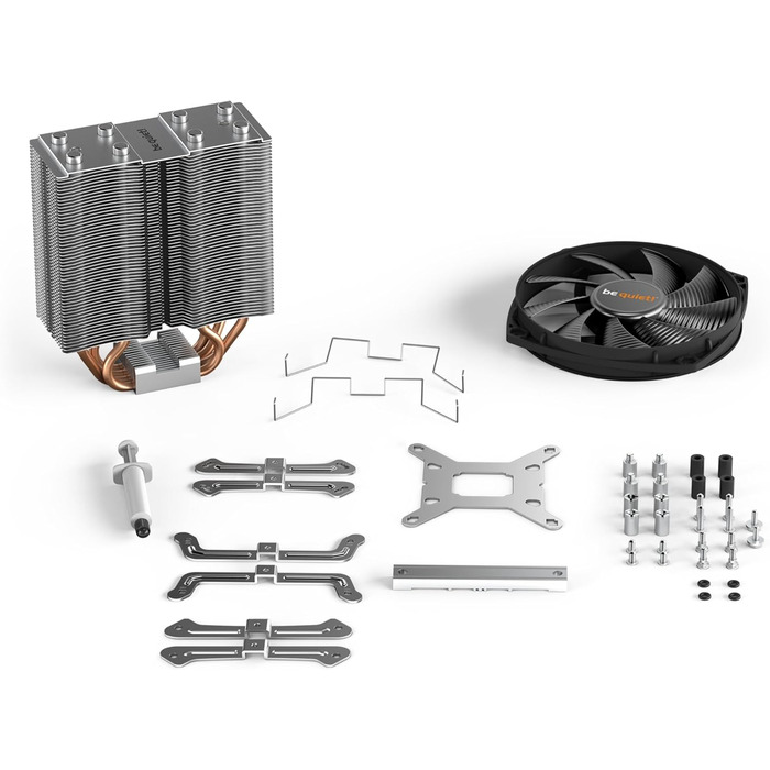 be quiet! Shadow Rock Slim 2: Кулер для CPU, 160W TDP, 135mm вентилятор, HDT, 4x Heatpipe, Slim Design