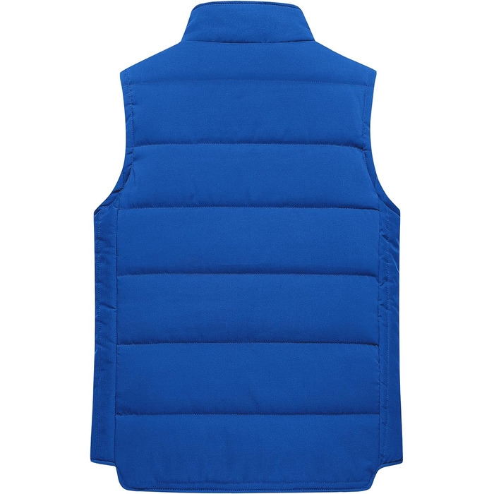 Жіноча пухова жилетка Chrisuno Casual з коміром-стійкою, стеганий верх, для активного відпочинку та катання на лижах (S, Синій)