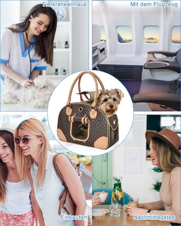 Транспортна сумка для собак та котів, 42 x 18 x 31 см, до 4 кг, для подорожей