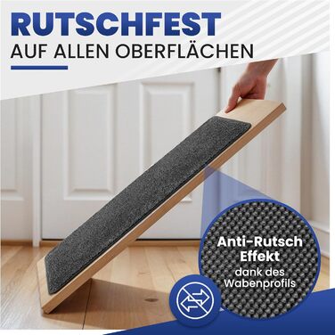 Килимок для входу Mibao SoftStep Luxus 60x90 см - чорний, антиковзкий, вологопоглинаючий, для дому та коридору, машинне прання