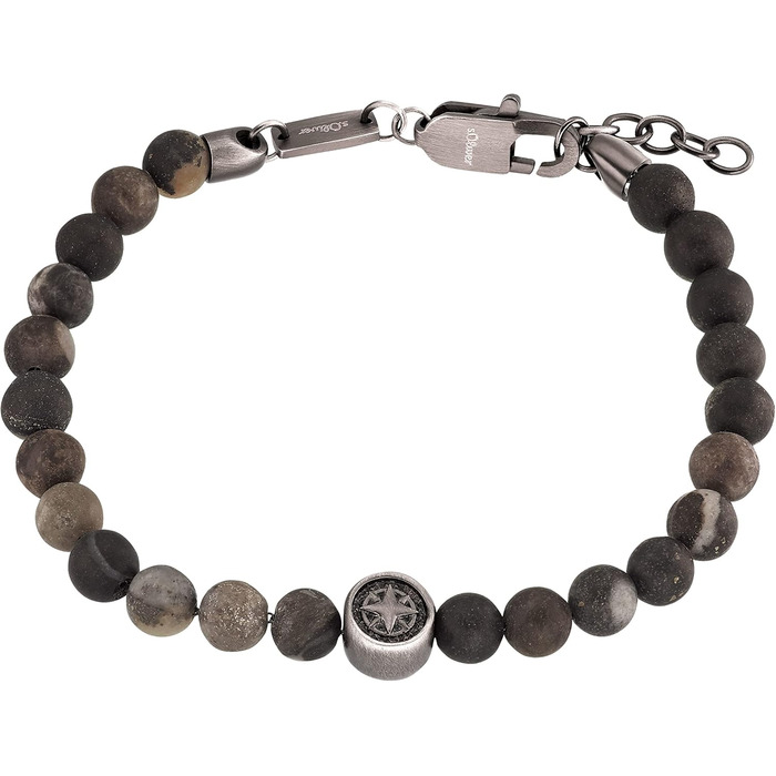 Браслет s.Oliver для чоловіків з нержавіючої сталі, подарункова коробка, (BEADS)