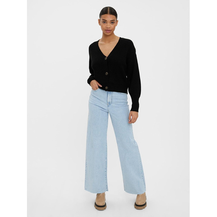 Жіночий кардиган VERO MODA VMLEA чорного кольору