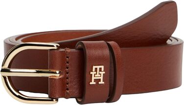Жіночий шкіряний ремінь Tommy Hilfiger Essential Effortless 2.5, коричневий (Winter Cognac)