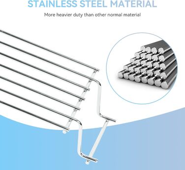 Рішітка для гриля Weber Spirit I & II 200, Spirit E-210, E-220, S-210, S-220 (з передніми кнопками управління), нержавіюча сталь