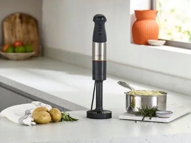 Занурювальний блендер Kenwood HBM 60.007GY Blend, 1000 Вт, сріблястий/сірий