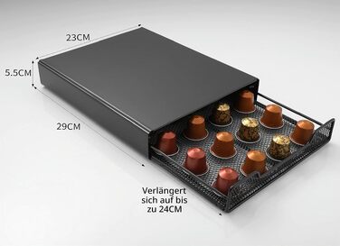 Обертовий тримач-диспенсер для кавових капсул Nespresso OriginalLine на 40 капсул, підставка для кави, міцна