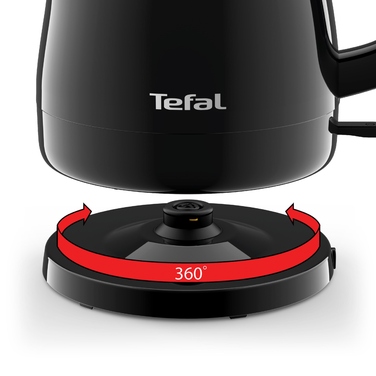 Електричний чайник Tefal KO153810, 2400 Вт, 0,8 л, чорний
