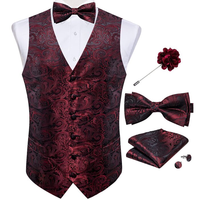 Шарф Rotes Paisley лівий/правий, розмір SIZE_NAME, колір COLOR_NAME