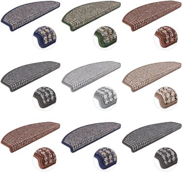 Ступінчасті килимки Kettelservice-Metzker Gera (світло-коричневі, 15 шт.) - для сходів