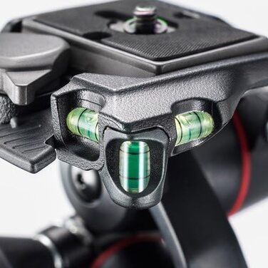 Штатив Manfrotto MT190XPRO4 з алюмінію з кутовою центральною колоною - 4-секційний штатив для DSLR та беззеркальних камер, Чорний/Антрацит (Алюмінієвий 3-секційний комплект з 3-сторонньою головкою)