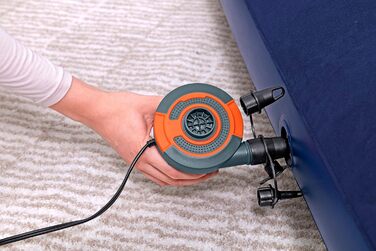 Надувний матрац Bestway King Single 203 x 183 x 22 см, сірий