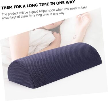 Beaupretty Half-Cylindrical Leg Pillow Office Rest Pillow Neck Support Leg Pillow for Sleeping Cushioned Pillow for Legs Knee Pillow Lumbar Support Pillow for Car Waist Pillow