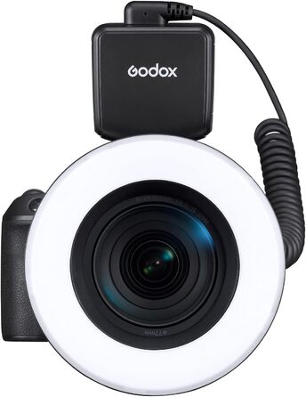 GODOX RING72: LED кільцеве світло для макрозйомки та портретів, 5600K, гнучке, 360°