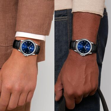 Годинник чоловічий LN LENQIN військовий водонепроникний з комфортними ремінцями, спортивний (Argent Bleu)