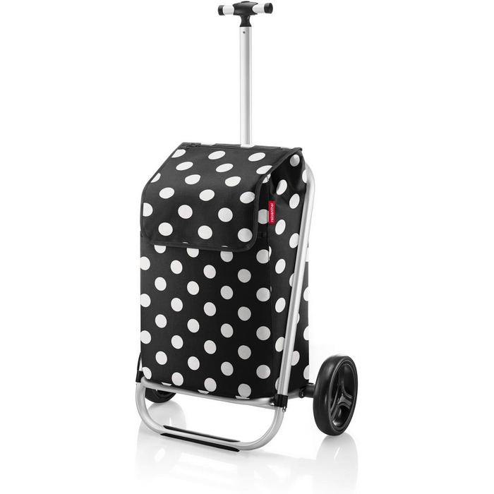 Тролей Reisenthel Shopping Trolley Dots White - Легкий та місткий тролей для покупок, білий