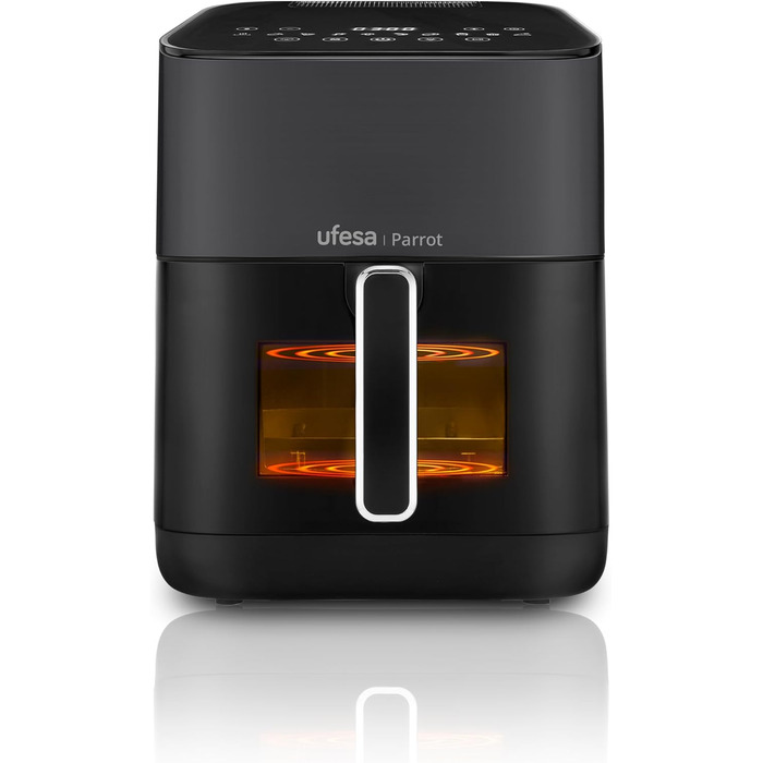 Фритюрниця Ufesa AF5000 Phantom з гарячим повітрям, 5л, Wi-Fi, App, LED-дисплей, 1500W, Amazon Exclusive