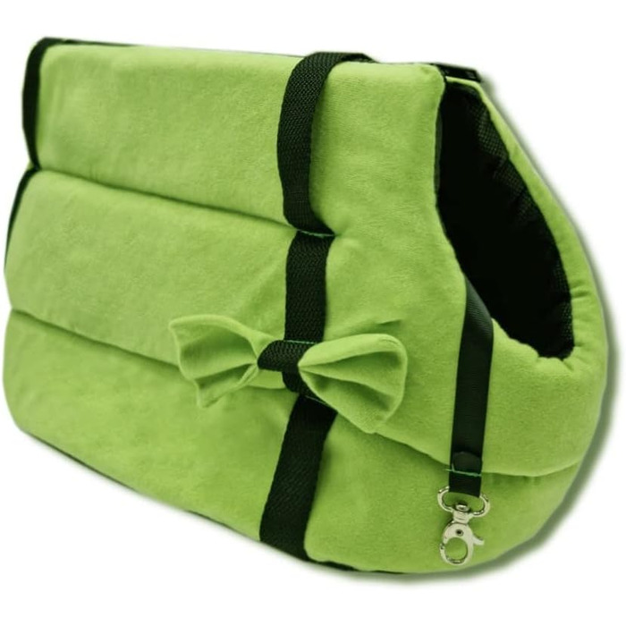 Сучасна переносна сумка для собак та котів Odolplusz Elegante (зелена) - для маленьких, середніх, великих тварин. Можливі розміри: XS, S, M, L. Переноска, сумка-переноска, транспортувальна сумка.