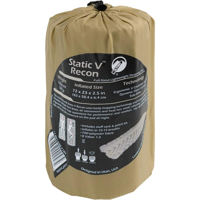Klymit Static V Sleeping Pad - Sand Color