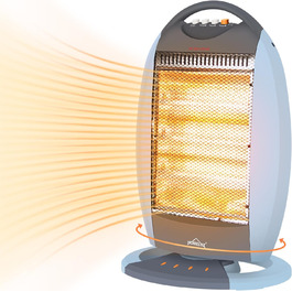 Обігрівач Halogen Homelux з 3 режимами нагріву, 1200W, без шуму, захист від перегріву