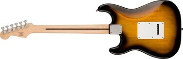 Squier Sonic Stratocaster: електрогітара в комплекті з підсилювачем Fender Frontman 10G, чорний, кленова накладка, Gig Bag, Fender Play (2-Farben Sunburst)
