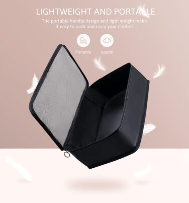 Органайзер для валізи Meowoo, набір 8 шт., кубики для пакування, чорний. Організація багажу для подорожей та бізнесу.