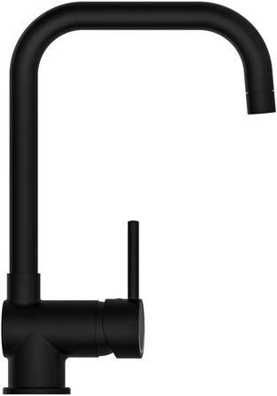 Кран кухонний EISL FUTURA NI182GANI, однолеверний, з високим виливом, чорний колір