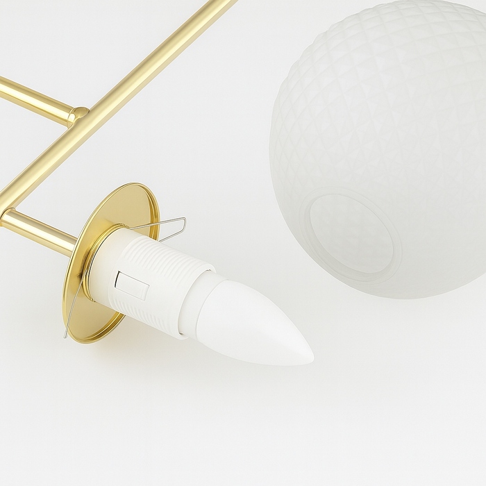 Підвісна люстра Elko-Lighting Stella — 5 точок освітлення, цоколь E27