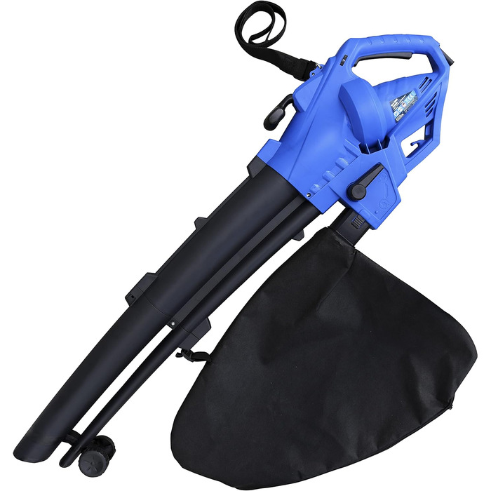 Güde 94381 Leaf Blower GLS 3000 Vario (230 V, 3000 W, variable speed setting, suction, blowing, and shredding function)