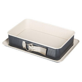 Форма для випічки Zenker Creme Noir прямокутна роз'ємна 27.5x17x7 см з антипригарним покриттям