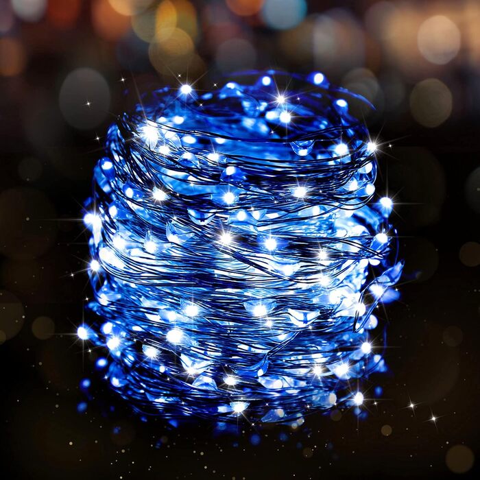 LED штора Anpro 3x3 м, USB, 8 режимів, тепле світло для декору кімнати