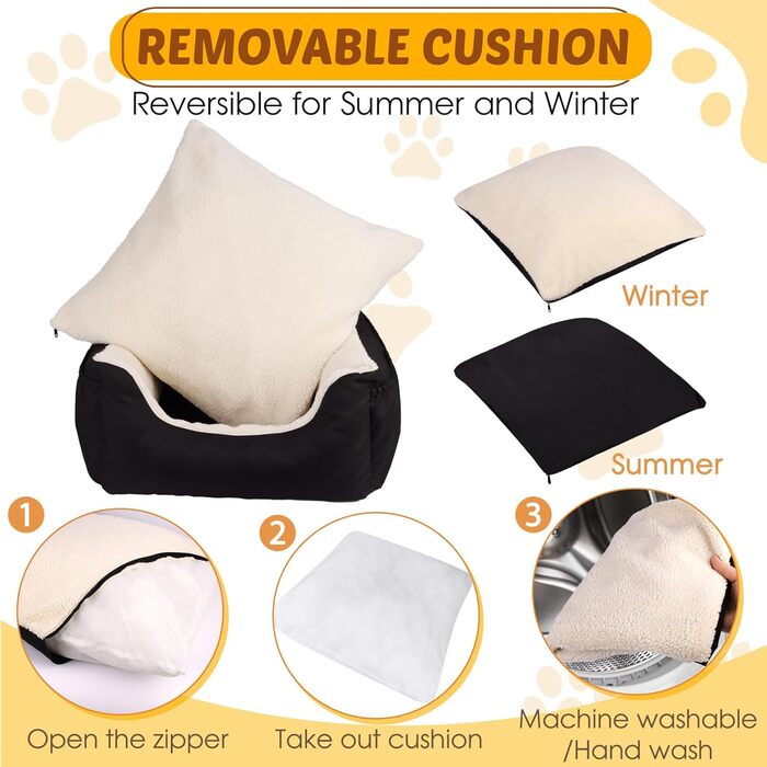 Автокрісло для собак - чорне, з м'яким двостороннім килимком та страхувальним ременем. Підходить для маленьких собак, встановлюється на заднє та переднє сидіння.