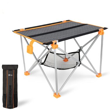 Сонячний складаний стіл з сонячною панеллю 33W та USB-зарядом для телефону | Легкий туристичний стіл для кемпінгу та відпочинку на природі