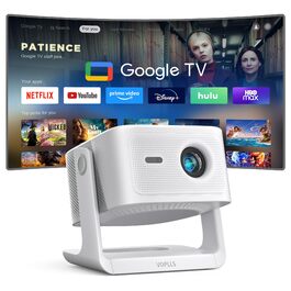 Портативний проєктор Mini Beamer: 1080P Full HD, 600ANSI, WiFi6, Bluetooth, 4K, Zoom 50%, 360° обертання, для домашнього кінотеатру, сумісний з телефоном