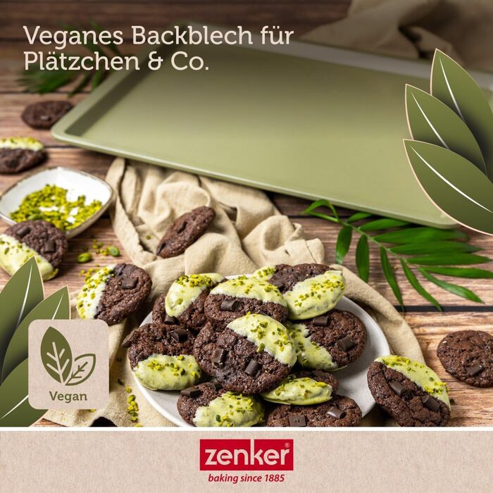 Форма для випічки Zenker Green Vision Ø 20 см з високим бортиком – сталева, з антипригарним покриттям