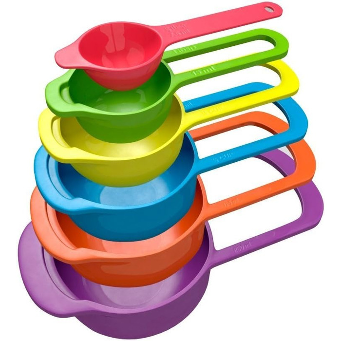 Homemaker Measuring Cups and Spoons, 6-Piece Set