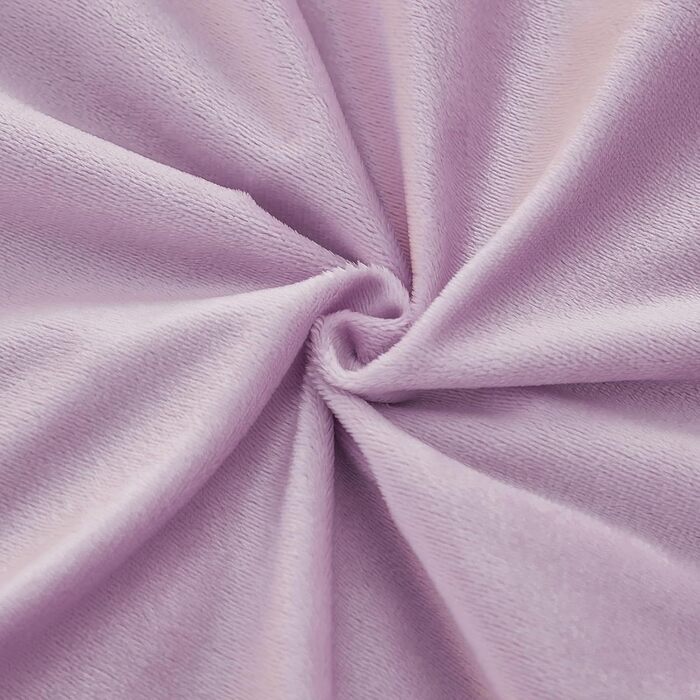 Комплект постільної білизни EMME з м'якого біовера, 135x200 см + 80x80 см, білий/фіолетовий
