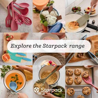Преміум кухонні щипці StarPack, 30,5 см, нержавіюча сталь з антипригарними силіконовими наконечниками, висока термостійкість до 315°C, для кухні, сервірування, грилю та салату, бірюзові