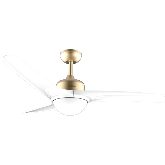 Стельовий вентилятор Cecotec EnergySilence Aero 470 106 см з пультом, 3 швидкості, чорний + Зимовий режим (132 см, золото-білий)