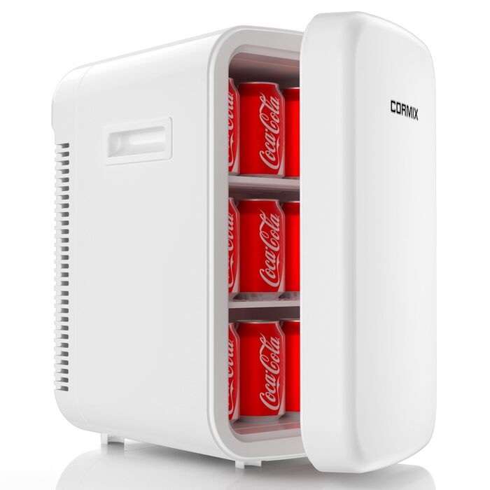 Міні-холодильник 18L з функцією охолодження та нагрівання, 12V/220V, для дому, офісу, кемпінгу та авто